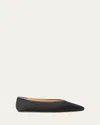 Le Monde Beryl Regency Calf Hair Ballet Flats In Black