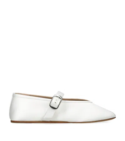 LE MONDE BERYL SATIN STELLA FLATS