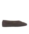 Le Monde Beryl Shearling Lined Flat Shoes In Multi