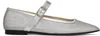Le Monde Beryl Le Monde Beril Fabric Ballerina Flat In Silver