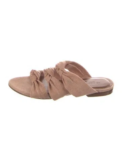 Pre-owned Le Monde Beryl Slides In Neutral