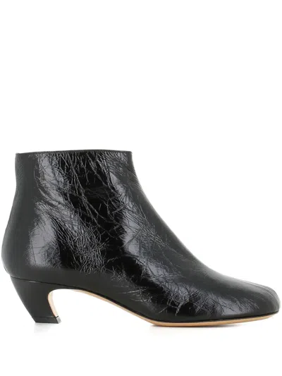 Le Monde Beryl Square-toe Boots In Black