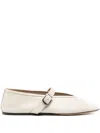 Le Monde Beryl Stella Patent Leather Ballet Flats In Neutral
