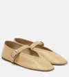 LE MONDE BERYL LE MONDE BÉRYL STELLA LEATHER BALLET FLATS