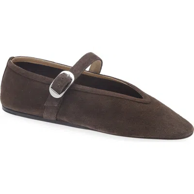 Le Monde Beryl Stella Mary Jane Flat In Brown