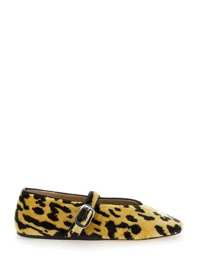 Le Monde Beryl Stella Bevilacqua Velvet Ballet Flats In Multicolor