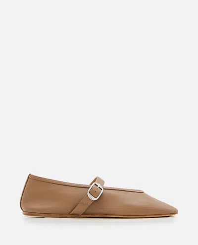 Le Monde Beryl Stella Slipper Leather In Beige