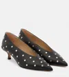 Le Monde Beryl Venetian Kitten Heel In Aubergine In Schwarz