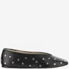 Le Monde Beryl 'regency' Black Ballerinas With Eyelets In Black