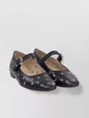 Le Monde Beryl Studded Leather Mary Jane Ballerina Flats