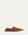 LE MONDE BERYL SUEDE EASY BALLERINA LOAFERS
