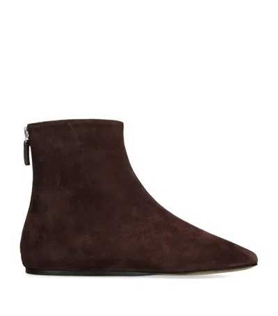 Le Monde Beryl Suede Luna Boots In Brown