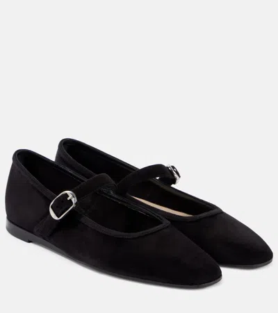 LE MONDE BERYL LE MONDE BERYL SUEDE MARY JANE FLATS