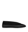 Le Monde Beryl Suede-shearling Apres Ski Flats In Black