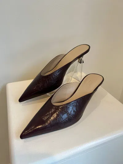 Le Monde Beryl Venetian Kitten Heel In Aubergine In Purple