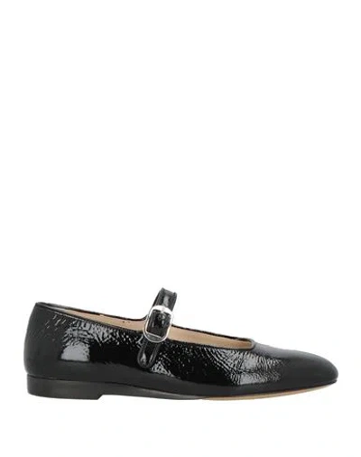 Le Monde Beryl Woman Ballet Flats Black Size 7 Leather