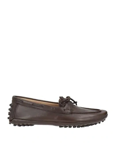 Le Monde Beryl Woman Loafers Dark Brown Size 7 Leather