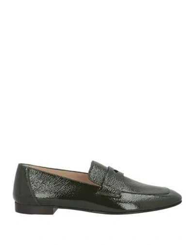 Le Monde Beryl Woman Loafers Dark Green Size 8 Leather