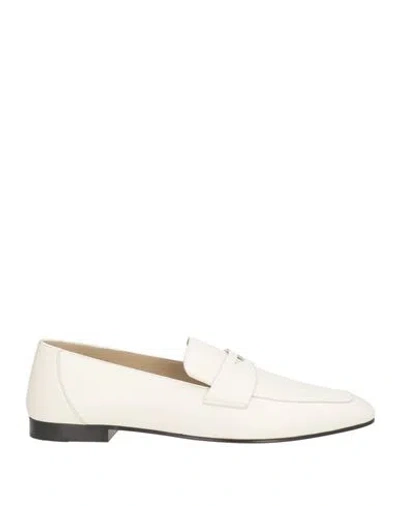 Le Monde Beryl Woman Loafers Ivory Size 7 Leather In White