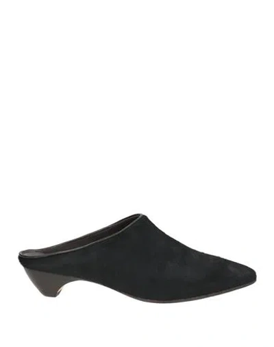 Le Monde Beryl Woman Mules & Clogs Black Size 10 Calfskin