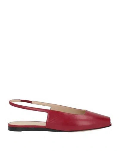 Le Monde Beryl Woman Sandals Brick Size 6 Leather In Red