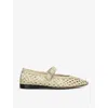 Le Monde Beryl Woman Ballet Flats Off White Size 6 Leather In White