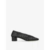 Le Monde Beryl 40mm Woven-leather Pumps