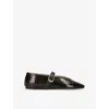 Le Monde Beryl Stella Ballet Flats In Dark Brown