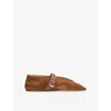 Le Monde Beryl Stella Suede Mary Jane Flats