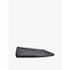Le Monde Beryl Luna Mesh Ballet Flats In Navy
