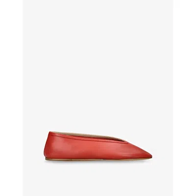 LE MONDE BERYL WOMENS LE MONDE BERYL LUNA LEATHER BALLET FLATS