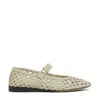 Le Monde Beryl Woman Ballet Flats Off White Size 6 Leather In Ecru