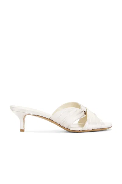 Le Monde Bryl Le Monde B?ryl Antonia Kitten Heel Sandal In White