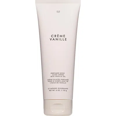 Le Monde Gourmand Crème Vanilla Body Icing Cream In Transparent