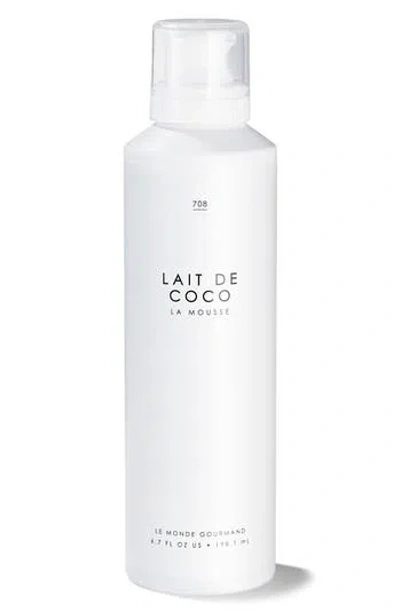 Le Monde Gourmand Lait De Coco Body Mousse Lotion In No Color