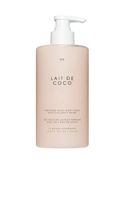 Le Monde Gourmand Lait De Coco Perfumed Milky Body Wash In Pink