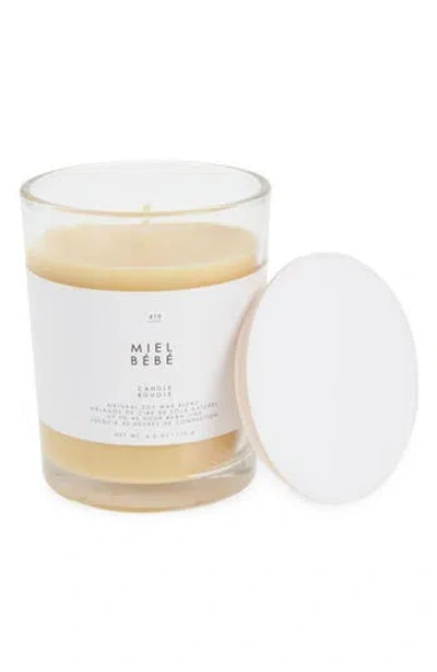 Le Monde Gourmand Miel Bébé Scented Candle In Transparent
