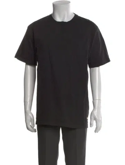 Pre-owned Le Mont Saint Michel Crew Neck Short Sleeve T-shirt In Black