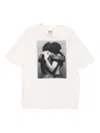 Le Mont Saint Michel Logo-printed T-shirt In White
