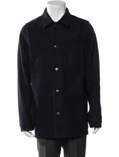 Pre-owned Le Mont Saint Michel Wool Jacket In Blue