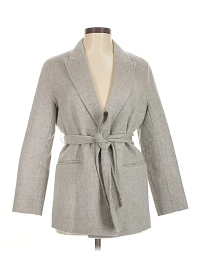 Pre-owned Le Muse Coat In Gray