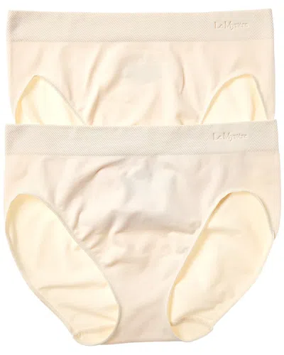 Le Mystere 2pk Hi-cut Brief In Neutral