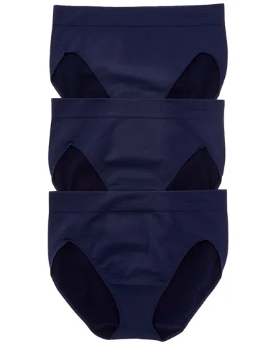 Le Mystere 3pk Hi-cut Brief In Blue