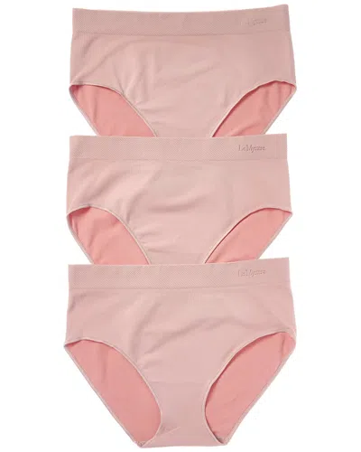 Le Mystere 3pk Seamless Comfort Hipster In Neutral