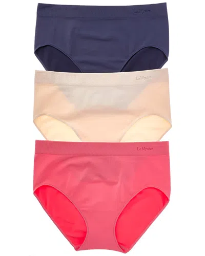 Le Mystere 3pk Seamless Comfort Brief In Multi