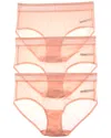 Le Mystere 3pk Second Skin Brief In Pink