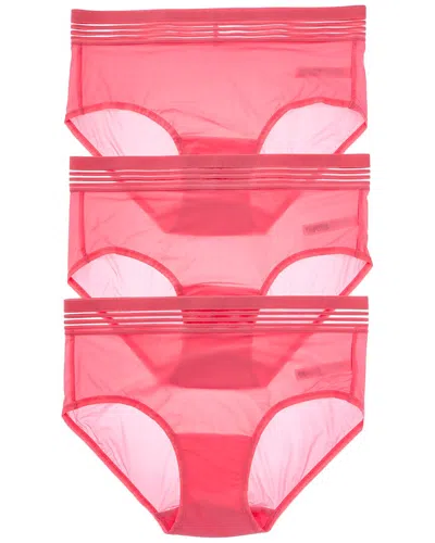 Le Mystere 3pk Second Skin Brief In Pink