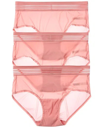 Le Mystere 3pk Second Skin Brief In Pink