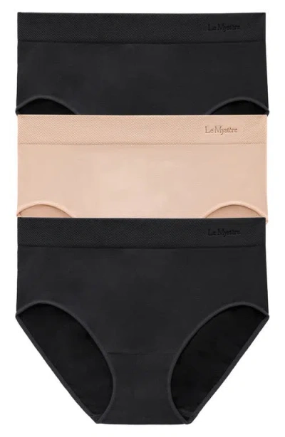 LE MYSTERE LE MYSTÈRE ASSORTED 3-PACK SEAMLESS BRIEFS