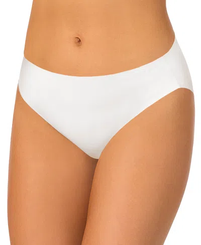 Le Mystere Cooling Comfort Free Seamless Microfiber Brief Panty In White